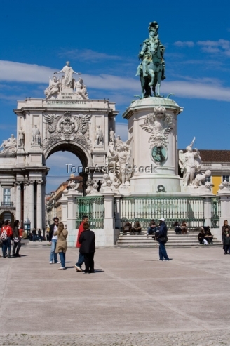 Praça do Comercio, Lisbon. Portugal