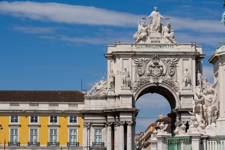 Praça do Comercio, Lisbon. Portugal