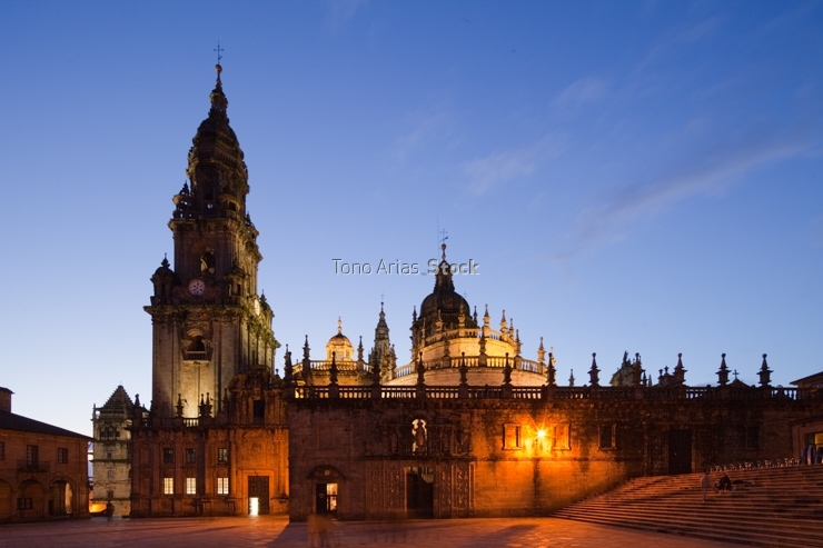 Praza da Quintana, Catedral de Santiago de Compostela, Galicia