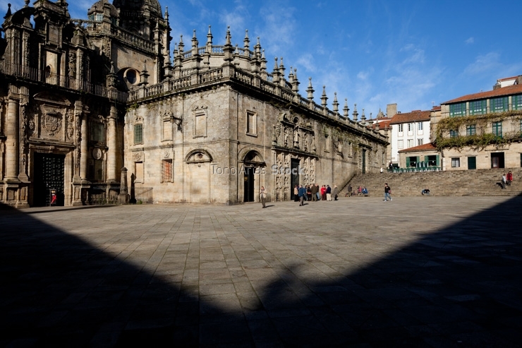 Praza da Quintana, Santiago de Compostela, Galicia