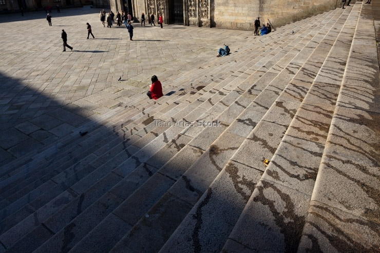 Praza da Quintana, Santiago de Compostela, Galicia