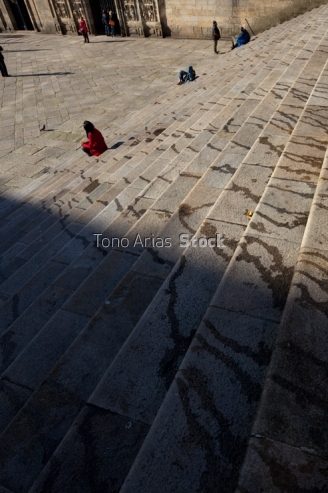 Praza da Quintana, Santiago de Compostela, Galicia