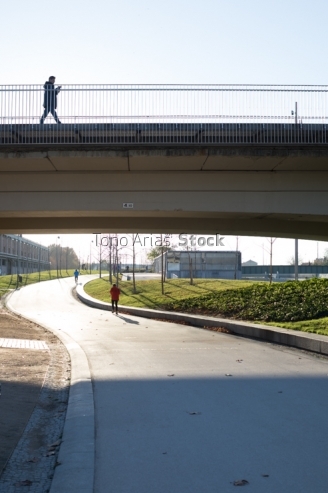 Puente sobre el río Manzanares, Madrid
