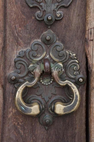 Puerta biblioteca Joanina,Universidad de Coimbra, Portugal