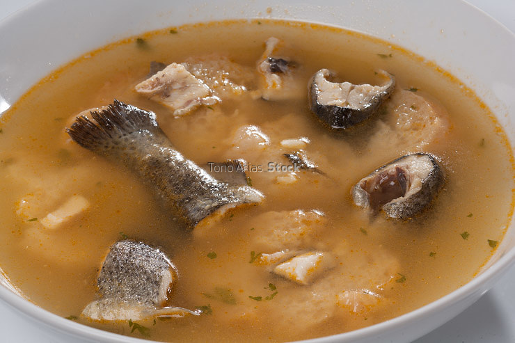 sopa de truchas