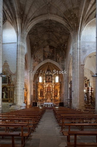 Templo fortaleza de san juan Castrojeriz Burgos