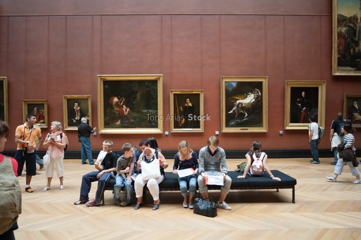 The Louvre national art museum