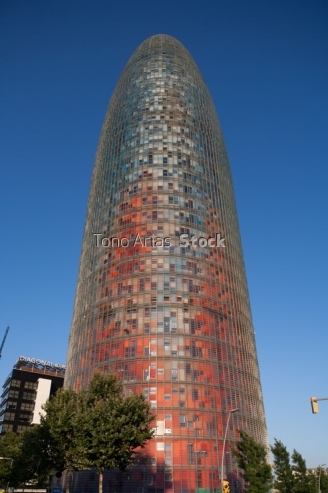 Torre Agbar  Jean Nouvel Barcelona Cataluña
