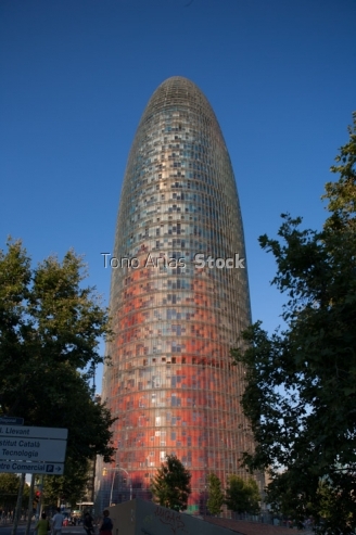 Torre Agbar  Jean Nouvel Barcelona Cataluña