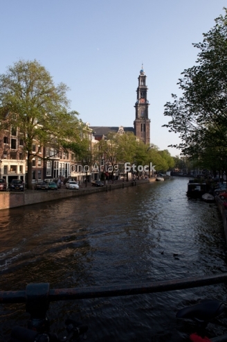 Westerkerk ,Prinsengacht, Amsterdam, Holanda