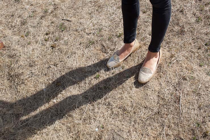 zapatos con brillantes